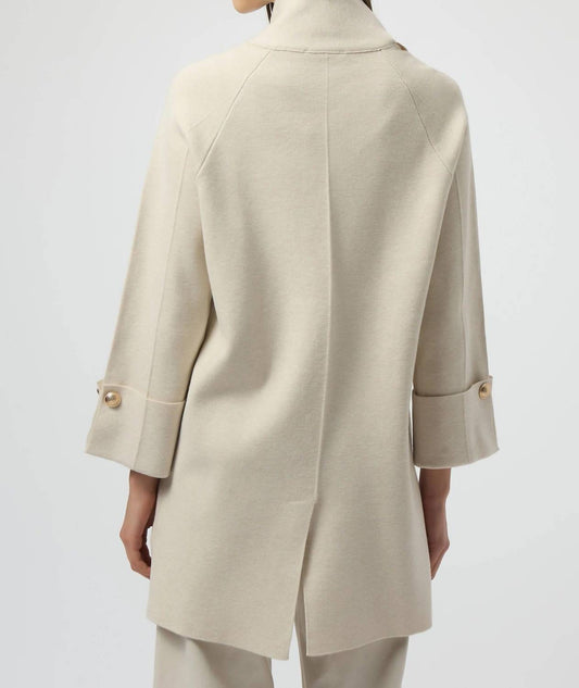 Joseph Ribkoff - Overlap Collar Sweater Knit Cardigan