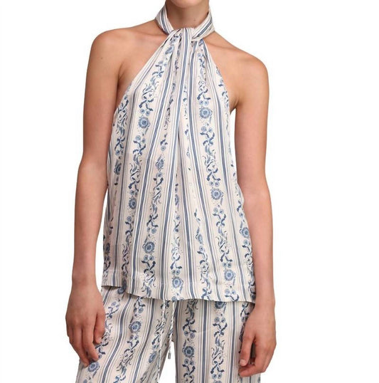 Sabina Musayev - Courtney Patterned Halter Top