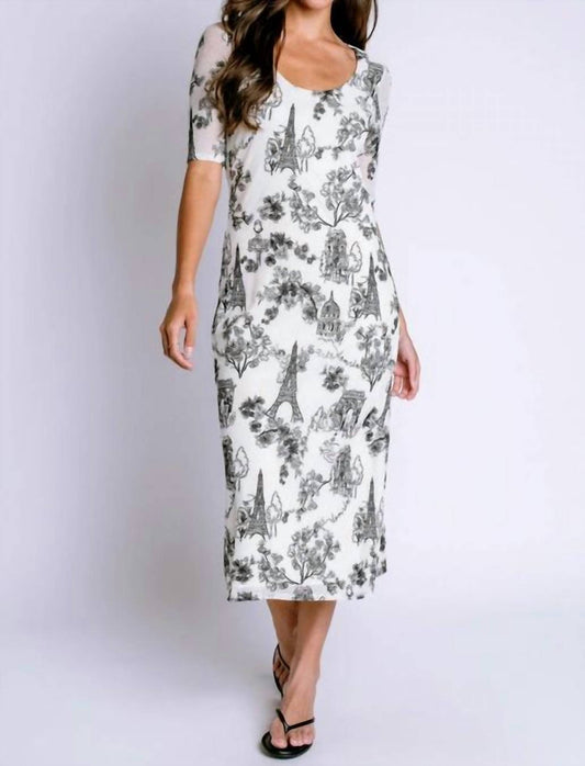 Johnny Was - MAYA MESH MIDI DRESS LOUISE