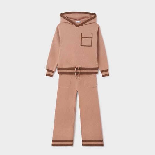 Mayoral - Hooded Knit Sweater With Matching Knit Pants