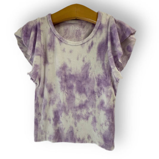 Flowers By Zoe - Girl's Rib Flutter Sleeve Tee