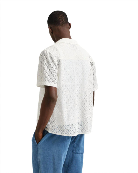 Wax London - Didcot Corded Lace Shirt