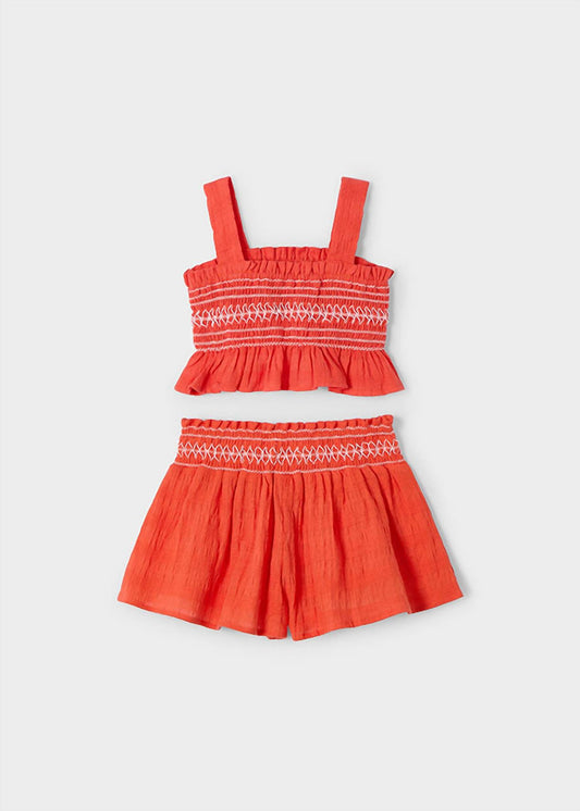 Mayoral - Kid's Smocked Bandeau Short Set