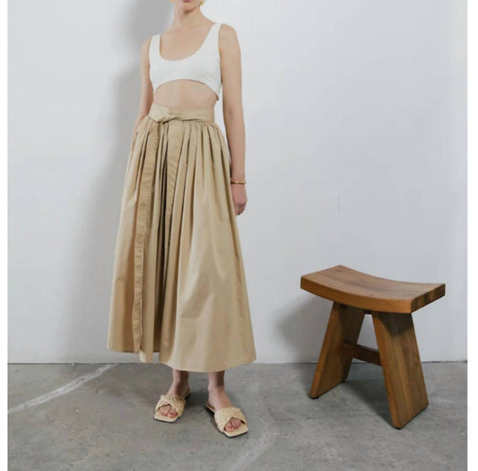 Sloan - Cotton Midi Skirt