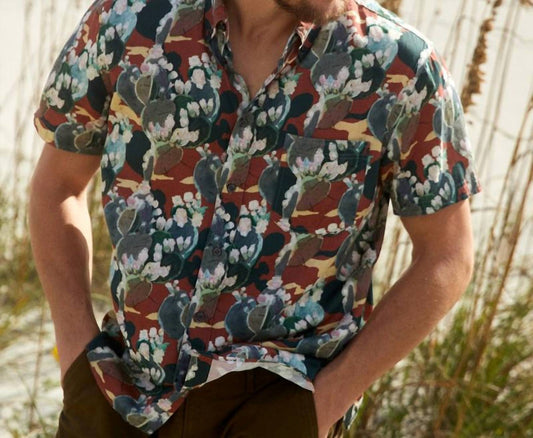 Billy Reid - Short Sleeve Cactus Treme Shirt