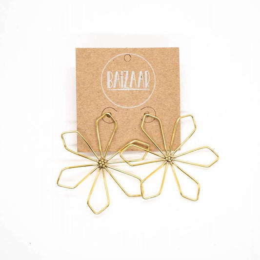 Baizaar - Women's Flower Cutout Stud Earring