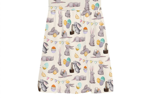 Kickee - Baby Girl's Flutter Sleeve Twirl Dress