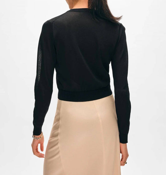 White + Warren - Paperfine Crewneck Cardigan