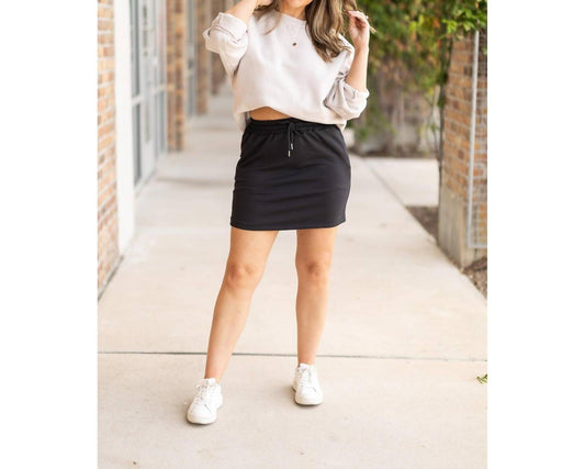 Julia Rose - Janet Fleece Jogger Skirt