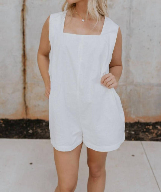 Her Entire Name Says Grace - Teagan Square Neckline Romper