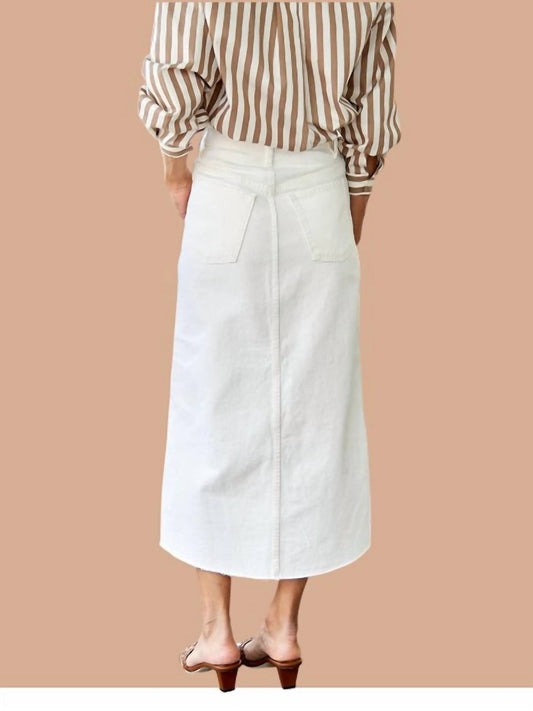 Frame - Shin-grazing Hem Midaxi Skirt