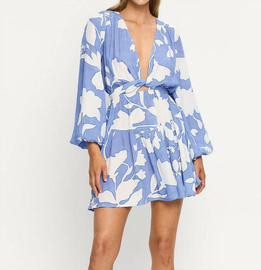 Kivari - Amelia Tie Front Mini Dress