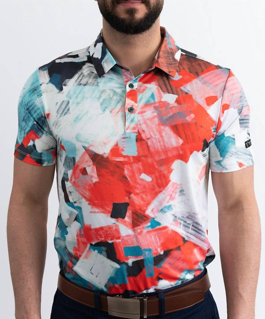 Yatta Golf - Abstract Golf Polo
