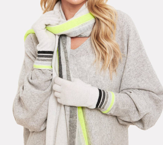 Brodie Cashmere - Rainbow Stripe Scarf