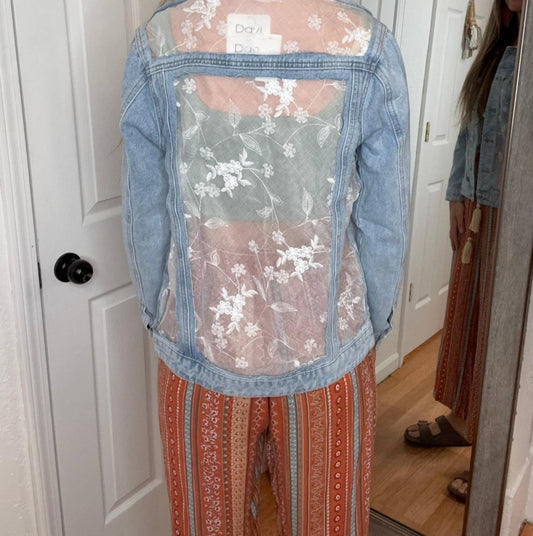 Davi & Dani - Tinkerbell Embroidered Mesh Jacket