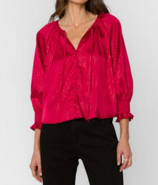 Velvet Heart - Tina Satin Blouse