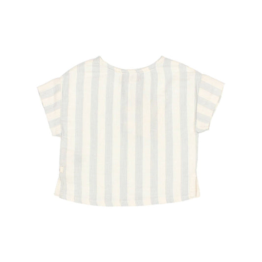 Búho - Boy's Sky Striped Gauze Shirt