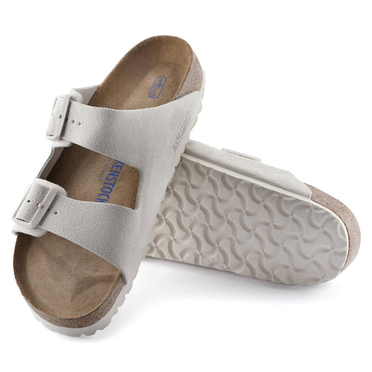 Birkenstock - Men's Arizona Soft Footbed Suede Leather Sandals