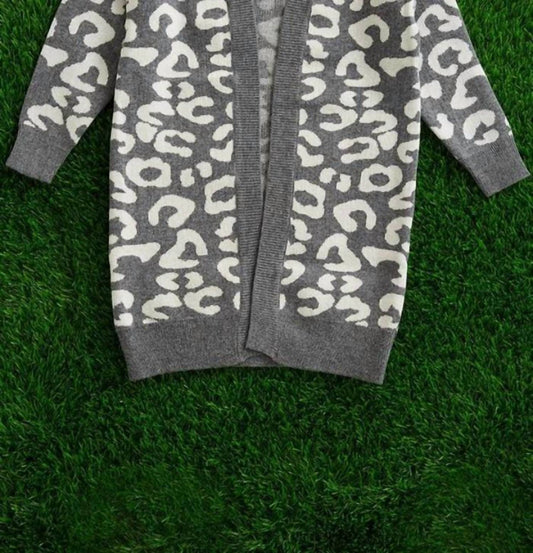 Kids Charm - Girl's Leopard Sweater