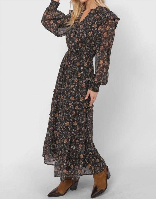 Sadie & Sage - Timeless Tiered Print Maxi Dress