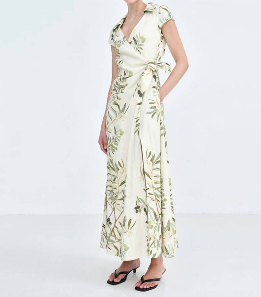 Bernadette - Mara Olive Tree Print Dress