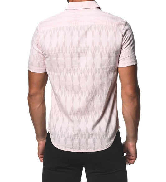 Postmarc - Diamonds Jacquard Short Sleeve Shirt