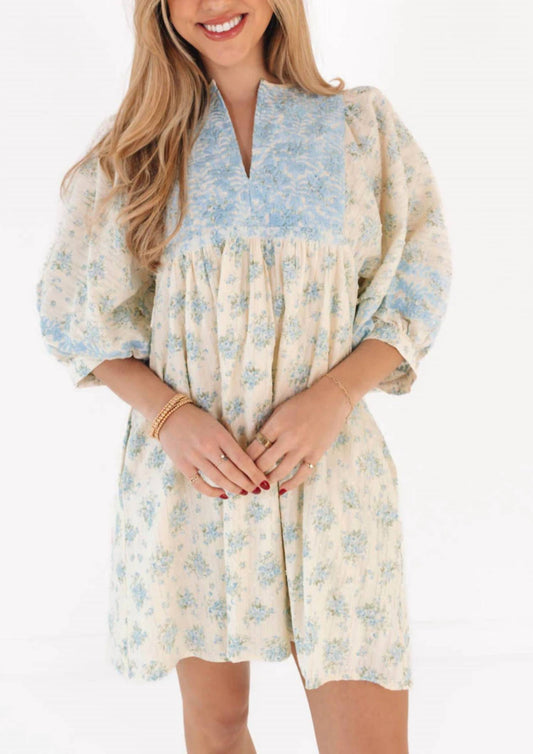 J.Marie - Floral Print Mini Dress