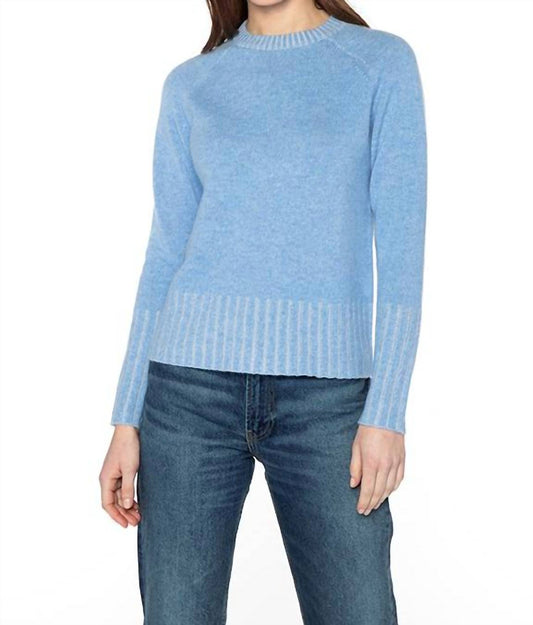 Kinross - Cashmere Plaited Rib Crew Sweater