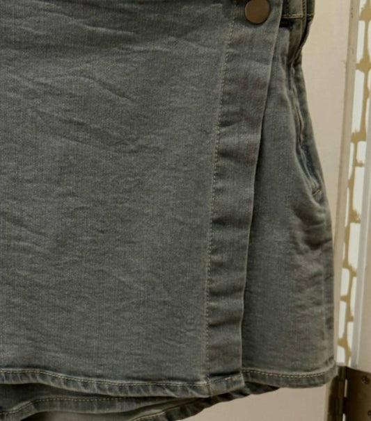 Love Tree - Women's Denim Wrap Skirt