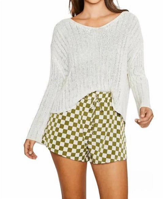 Pretty Garbage - Fiorella Checkered Shorts