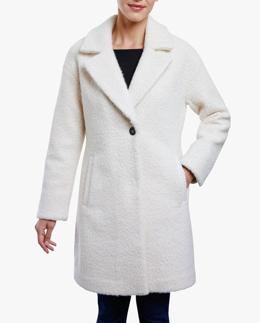 London Fog - Single Button-front 35" Peacoat