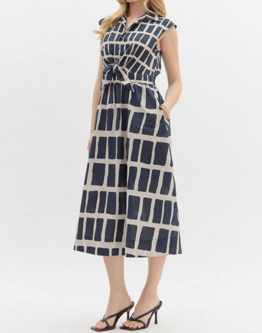 Entro - Abbey Abstract Dress