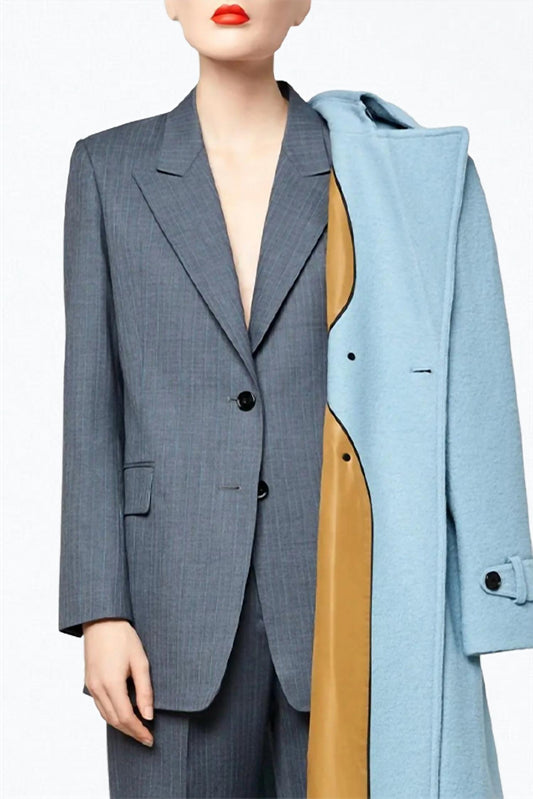 FINE WOOL SINGLE-BREASTED BLAZER