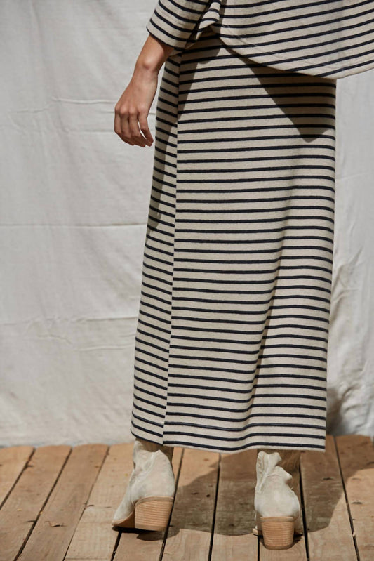 By Together - Wanda Striped Pencil Skirt