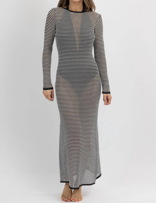 Sweetkama - RHEA STRIPE KNIT COVER UP