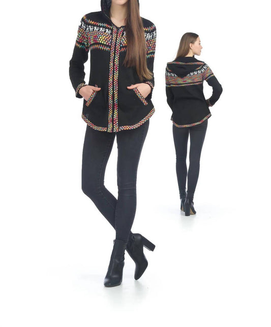 Papillon - Georgia Fair Isle Hooded Jacket