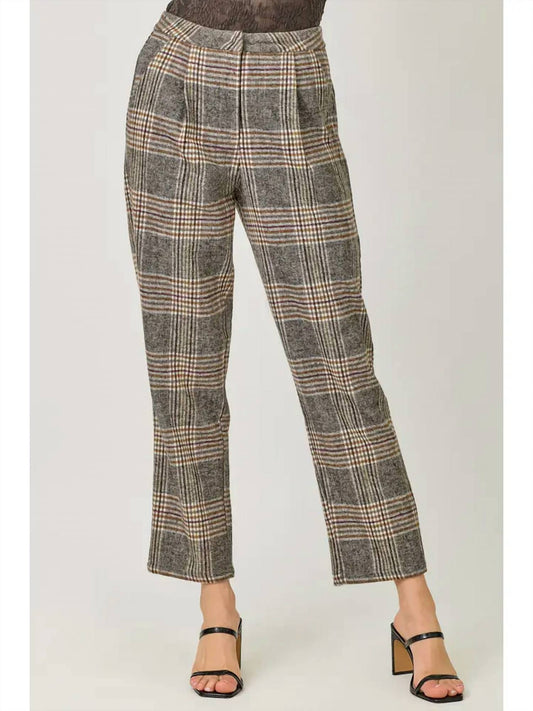 Mystree - Drew Plaid Trousers