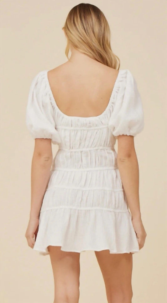 Vintage Havana - Gauze Jersey Combo Dress
