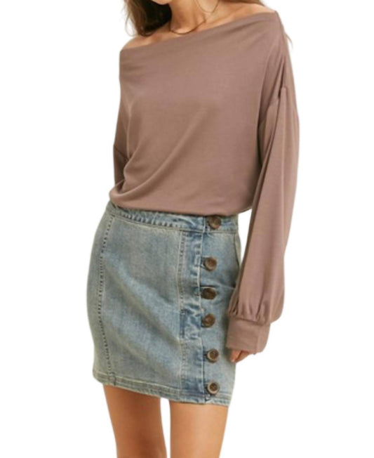 Wishlist - Off The Shoulder Knit Bodysuit