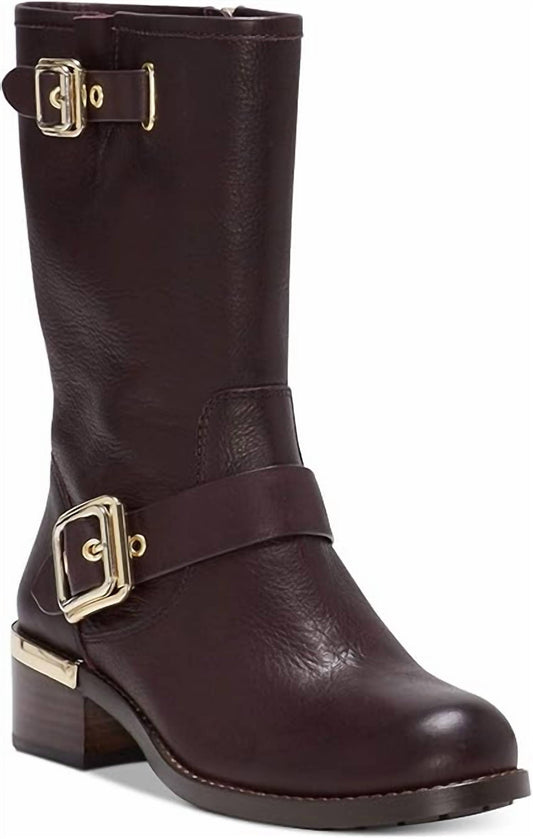 Vince Camuto - Women's Windy Leather Moto Boots