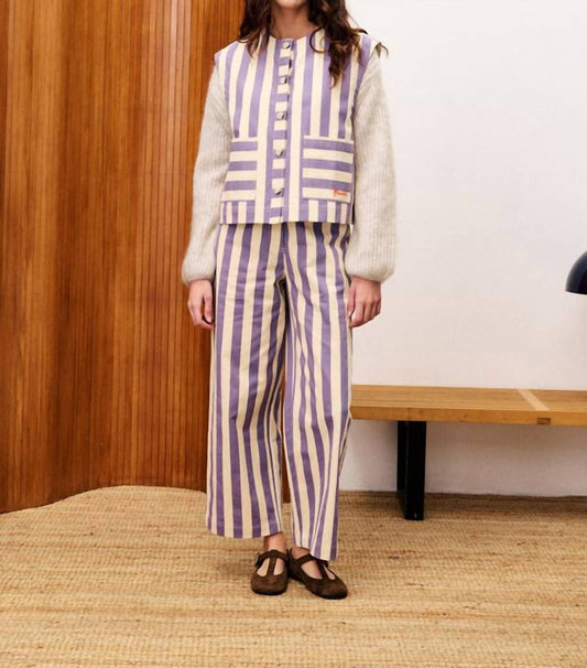 Frnch - Striped Sleeveless Vest