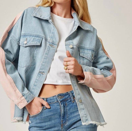 Andree By Unit - Cool In Corduroy Denim Jacket