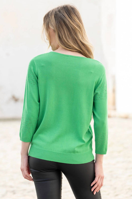 Marble - Sparkle Swirl Top Sweater