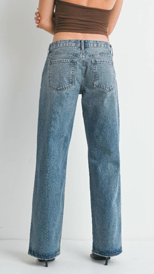 Just Black Denim - Low Rise Baggy Slouch Jeans