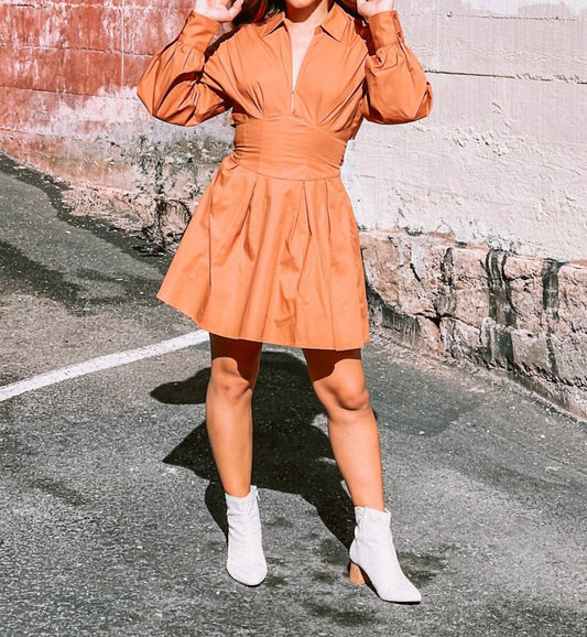 Fate - High Waist Tie Back Dress