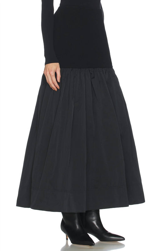 A.L.C. - Cami Mixed Media Maxi Skirt
