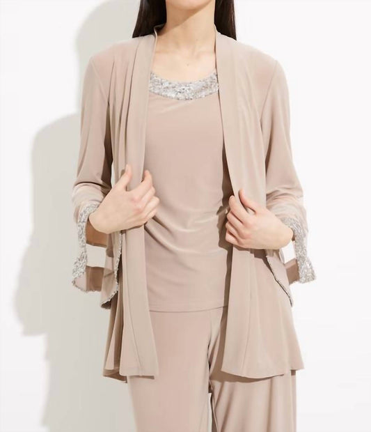 Joseph Ribkoff - Sequin Accent Two Piece Set