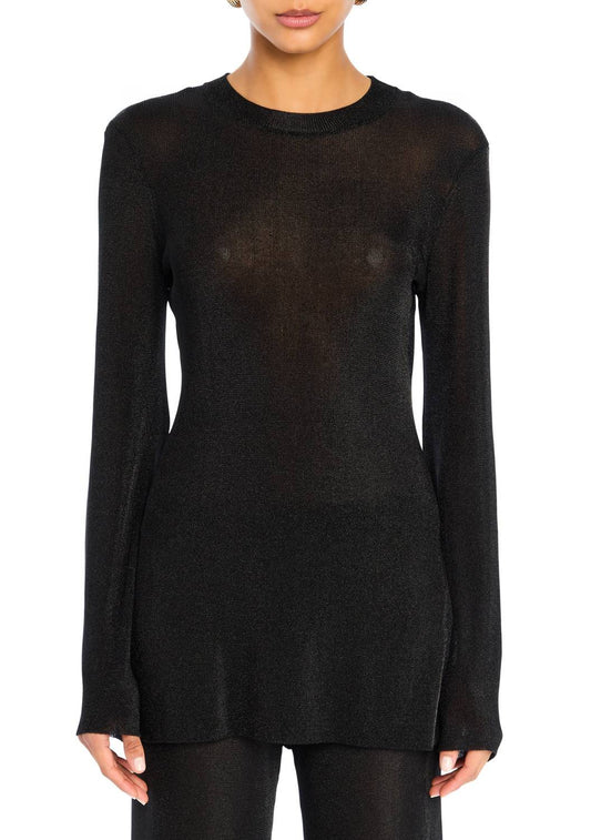 Ser.O.Ya - Ines Metallic Knit Top