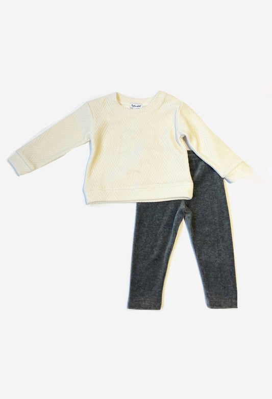 Splendid - Girl's Textured Sweatshirt Set