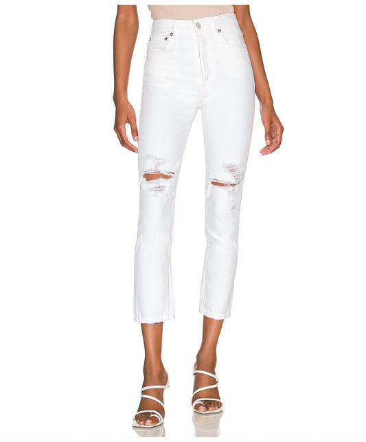 Agolde - Riley Straight Crop Jeans